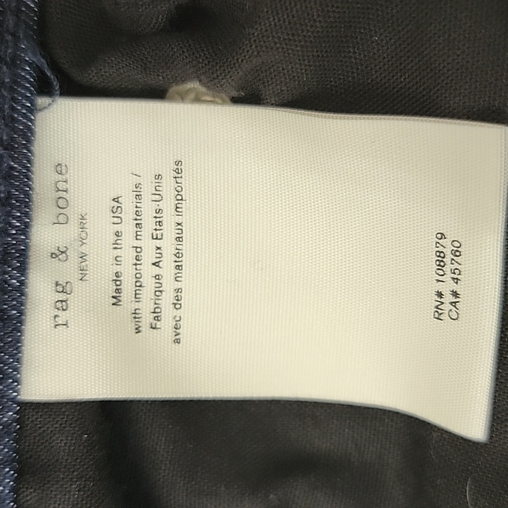 Rag and Bone sz29 Skinny Indigo  BinO - Picture 6 of 10